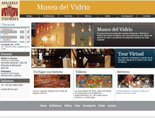 Tablet Screenshot of museodelvidrio.com